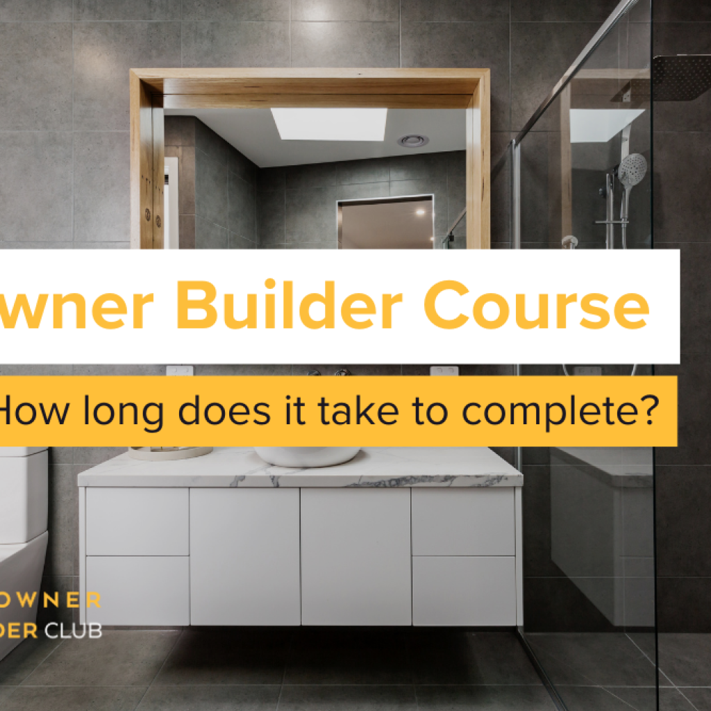 Owner Builder Course