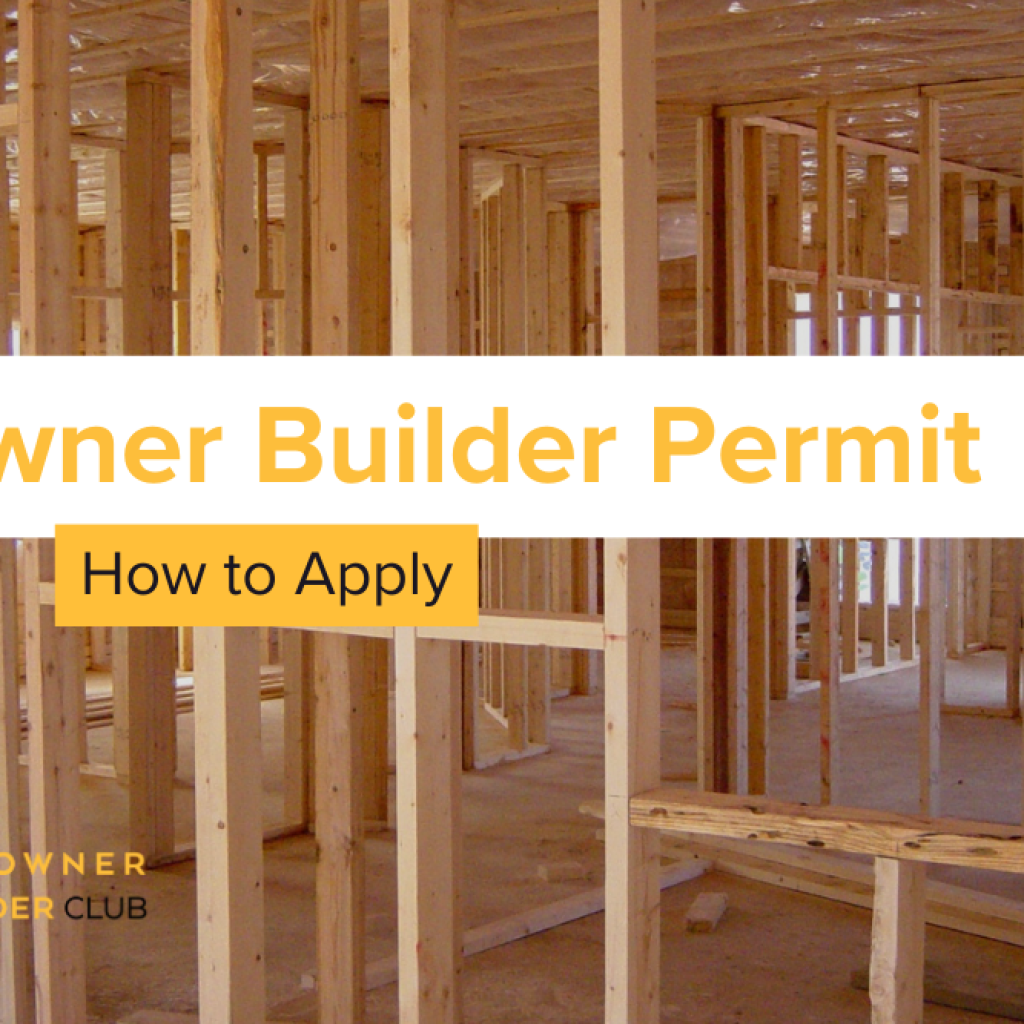 Owner Builder Permit