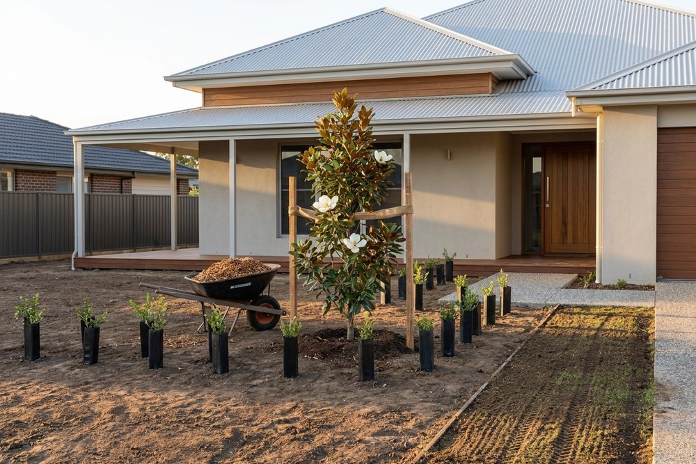 Landscaping a new build on a budget